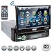 Single DIN Head Unit Receiver - in-Dash Car Stereo with 7" Multi-Color Touchscreen Display - Audio Video System with Bluetooth for Wireless Music Streaming & Hands-Free Calling - Pyle PLTS78DUB