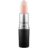 MAC Lipstick # CREME D’ NUDE - Pale muted peach beige [Cremesheen]