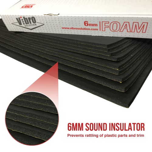 Vibro Sound Deadener for Cars 228 mil 1/4" Waterproof Sound Deadening