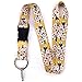 Buttonsmith Gold Cherry Premium Lanyard - with Buckle and Flat Ring - Made in The USA