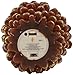 Luminara Pine Cone Candles: 3.5 x 4 Unscented, Battery Operated, Flameless Candles with Timer (Brown) with Gold Accents