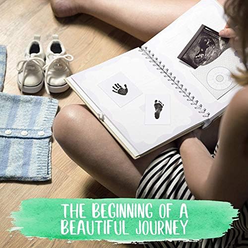 Noir Empreinte De La Main De Bebe Et Empreinte Empreinte De La Main De Bebe Bebe Pied Ou Empreinte De La Main Ensemble Encreur Au Toucher Tactile 2pcs Bebe Empreinte Ensemble Kits