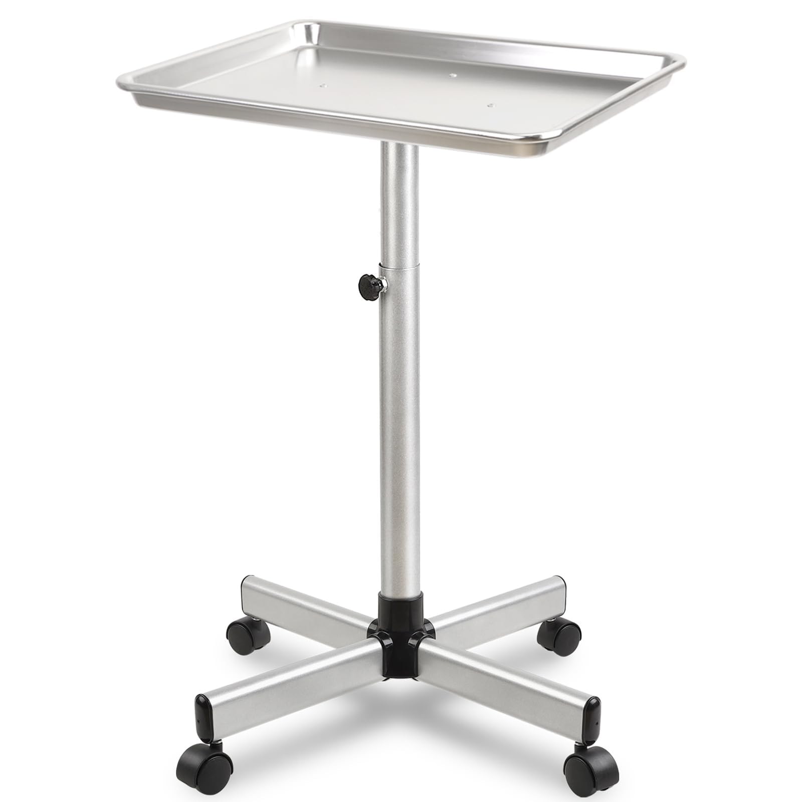 Photo 1 of Fuehomue Salon Tray, Salon Color Tray with Adjustable Height, Salon Tray on Wheels, Salon Rolling Tray, Ideal Use As Tattoo Tray?Dental Tray