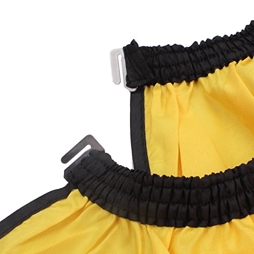 Big Sale !! Ewinever Professional Hair Salon Nylon Cape Hair Cutting Cape Barber Gown with Viewing Window (Yellow)