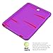 Galaxy Tab A 9.7 Case - Poetic [Turtle Skin Series]-[Corner/Bumper Protection][Tactile Side Grip][Sound-Amplification][Bottom Air Vents] Protective Silicone Case for Samsung Galaxy Tab A 9.7 Purple