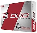 Grips4less Wilson Staff Duo Soft Spin Golf Balls (Choose Qty) Pack