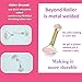 Beyond Ageless Jade Face Roller with BONUS Feet Cleansing Pads (Pack of 4) & Silicone Face & Neck Brush - Himalayan Rose Quartz Anti-Aging Roller Massager Treatment/Natural Beauty Skincare Tool