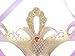 AshopZ Venetian Eye Mask Fancy Dress Accessory w/ Feather Flower Lace