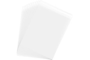 uxcell 17.3"x 12.6" Acid-Free Picture Sleeve, 25 Pack Crystal Clear Photo Sleeves Storage Bags Transparent Sealing Bag for 12
