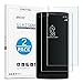 OMOTON LG V10 Screen Protector [2 Pack]- [9H Hardness] [2.5D Rounded Edges] [Crystal Clear] [Bubble Free] Tempered Glass Screen Protector for LG V10,