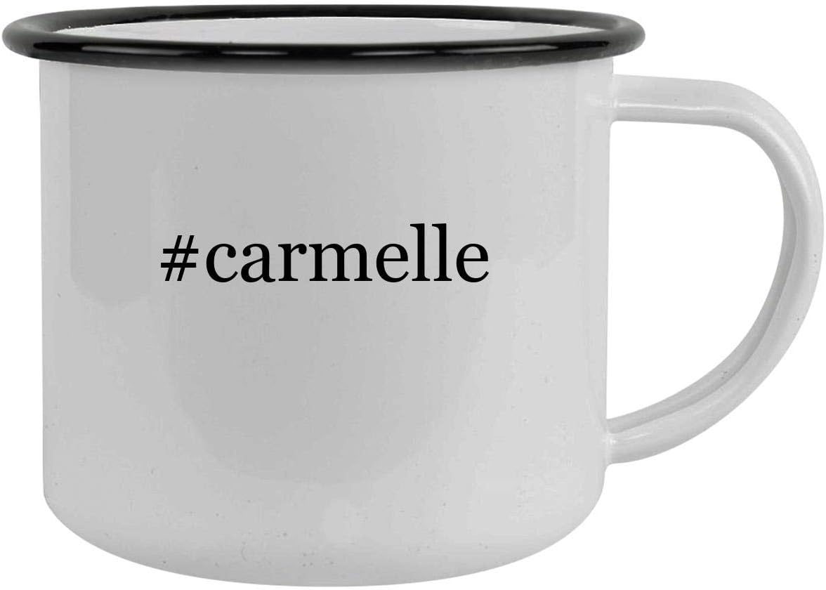 #carmelle - 12oz Hashtag Camping Mug Stainless Steel, Black