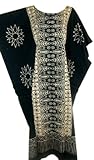 Cool Kaftans New MALAYA Cotton Kaftan Dress Black Purple Red Plus Ladies