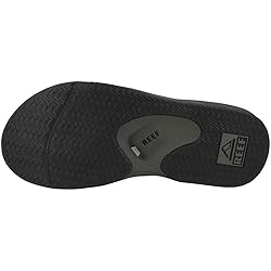 Reef Men's Sandals, Fanning, Grey/Black, 5