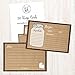 Hadley Designs Set of 50 Recipe Cards - 4x6 Bridal Shower Neighbor Christmas Holiday Gift Recipe Cards (Vintage)