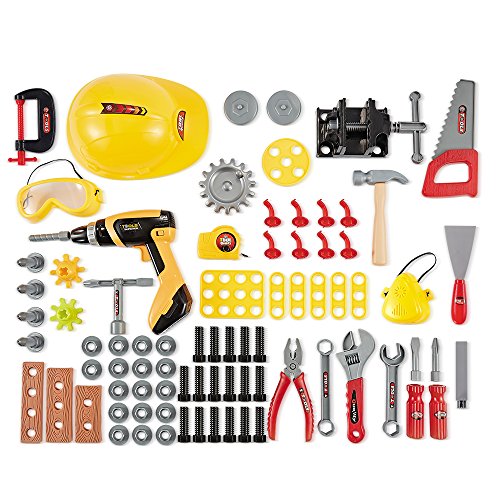 Toy Choi's kids workbench with Realistic Tools and Electric Drill