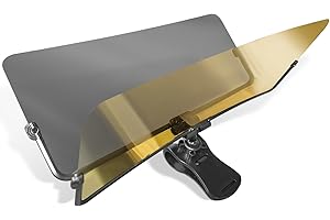 DOOUBAO Sun Visor Extender for Cars, 2 in 1 Day and Night Universal Sun Visor Extender for Car Easy to Install, UV400 Anti-Glare Protects from Glare, UV Rays, Snow Blindness for Safe Driving