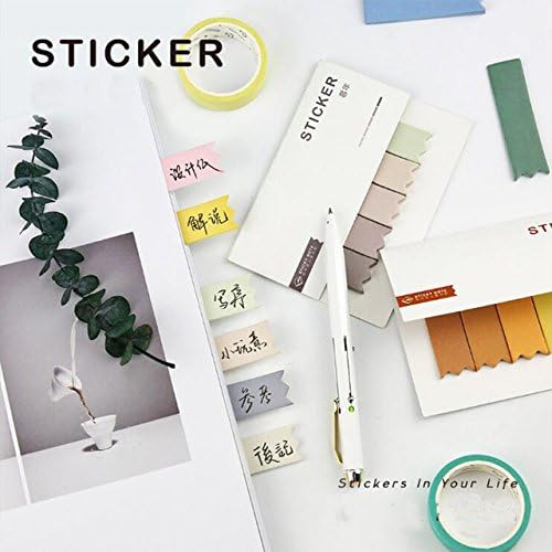 [European Seasons]Colorful Changing Delicate Sticky Notes Office School Studying Accessory Stickers Cute Memo Pads 3Pcs Random Color