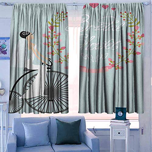 Lovii Blackout Curtains For Bedroom 42 W X 45 L Darkening And