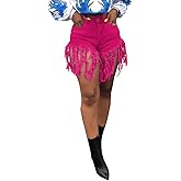 LaiyiVic Women's Denim Shorts High Waisted Frayed Raw Hem Ripped Short Jeans