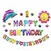 FECEDY Happy Birthday Balloons,Colorful,Party Decoration Supplies