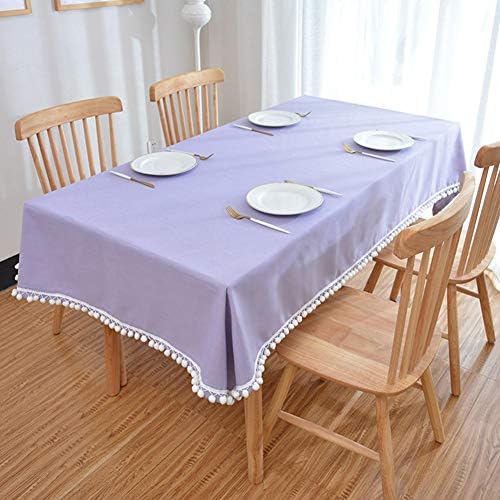 Amazon 桌布 テーブルクロス テーブルマ フリンジ 綿 麻 テーブルクロス パープルテーブルクロス 滑り止め しわ防止 Gaofeng Color Purple Size 90 90cm テーブルクロス オンライン通販