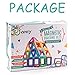 Magnet Tiles Building Block, Cossy 45 PCs Magnetic Stick and Stack Set for girls and boys, Perfect STEM Educational Toys for Kids Children