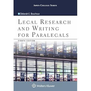 Legal Research and Writing for Paralegals (Aspen College)
