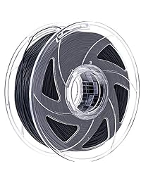 Lodesign   Filamento para impresora 3D de 2.2 lbs de TPU flexible de 0.069 in (+  0,03), 6 colores, Negro, 1