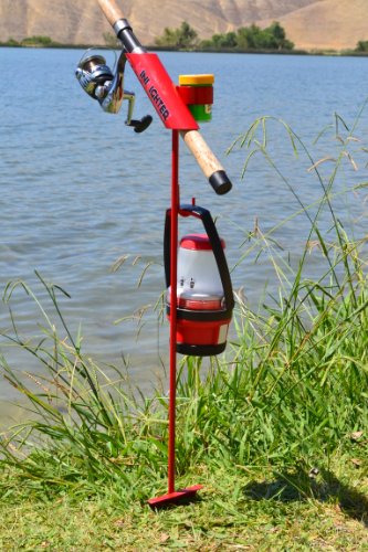 SamsOutdoorsman MiniFighter Fishing Rod Holder/RED from Sams Outdoorsman - Catfishing Depot
