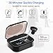 Wireless Bluetooth Earbuds, True Wireless Earbuds with Waterproof IPX5, Microphone,3D Stereo Sound,72H Cycle Time, Portable Charging Case,in-Ear Wireless Headphones (Black)
