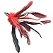 SCOBUTY The Giddy Kitty 5 Pack Cat Feather Interactive Toy with Small Bells and Extra Long Wand with Red Handle - Best Teaser Toys for Exercising Kitten or Cats