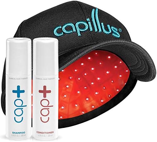 Capillus202 Laser Hair Care Cap, Hydrating Shampoo & Moisturizing Conditioner for Treating Thinning Hair - New Flexible Fit - FDA Cleared, Clinically Proven & Doctor Preferred Therapy