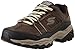 Skechers Sport Men's Afterburn Strike Memory Foam Lace-Up Sneaker,Brown/Black,9.5 4E US