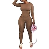 Women's 2 Piece Outfits Track Suits Long Sleeve Top Jogger Legging Pants Workout Sets for women