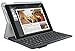 Logitech Type+ Protective Case with Integrated Keyboard for iPad Air 2, Woven Electric Blue - Textured Surface
