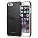 iPhone 8 Case,iPhone 7 Case, Benuo [Card Slot Vintage Series] Genuine Leather Soft Leather Case, 2 Card Slots, Ultra Slim Leather Case Back Cover for Regular iPhone 8/iPhone 7/Special Edition(Black)