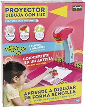 COLEPROFE Proyector Rosa Dibuja con Luz: Amazon.es: Juguetes y juegos