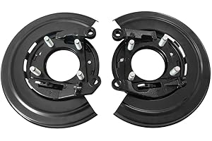 Pemnture Rear Passenger & Driver Side LH&RH Parking Brake Assembly w/Backing Plate 926-273,5C3Z2210AA,926-272,5C3Z2209AA for 