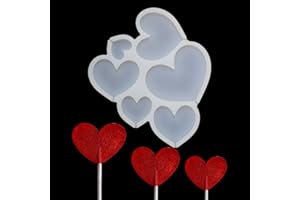 mostsom 2pcs/lot Love Heart Silicone Cake Pop Mold Lollipop Maker Baking Cake Mould Candy Chocolate Bar Mold Kitchen Accessor