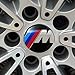 DIYcarhome (Set of 4 Wheel Center Caps Hub Caps 68mm / Standard Fit for All Models/M Serie/Center Caps for BMW