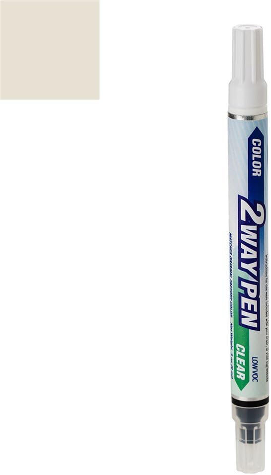 ExpressPaint 2WayPen - Automotive Touch-up Paint for Lexus ES330 - Alabaster Metallic Clearcoat 3Q4 - Color + Clearcoat Only