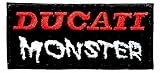 Ducati monster service Motorcycles Biker Racing Sport logo patch Jacket T-shirt Sew Iron on Patch Badge Embroidery