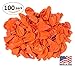 Pack of 100, Bright Orange Color 5