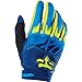 Fox Racing 2016 Dirtpaw Race Men's MotoX Motorcycle Gloves - Blue/Yellow / Large