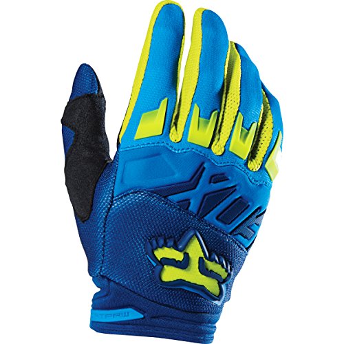 Fox Racing 2016 Dirtpaw Race Men's MotoX Motorcycle Gloves - Blue/Yellow / Large