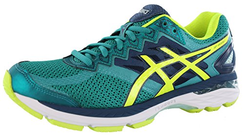 ASICS Women's Gt-2000 4 Running Shoe, Lapis/Safety Yellow/Soothing Sea, 5 M US