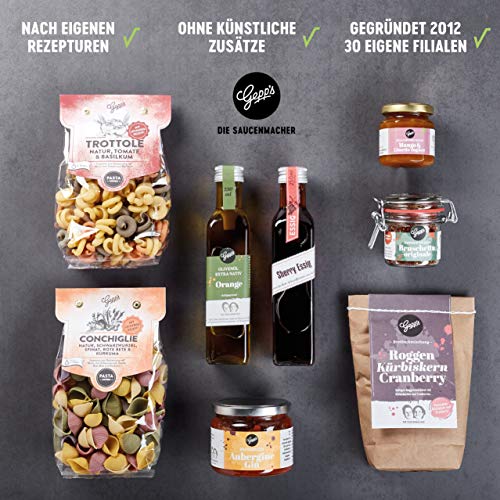 Gepp’s Feinkost Basic Paket Single | Vorratspaket mit feinsten Delikatessen, wie Pasta und Olivenöl, hergestellt nach… – Bild 3