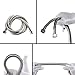 Shower Hose Extra Long 119 inch (10 feet) 304 Stainless Steel Chrome Handheld Shower Head Hose with Brass Insert and Nut, Replacement Handheld Shower Head Hose Extension