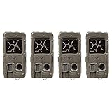 (4) Cuddeback Dual Flash 20MP Invisible Infrared Game Trail Camera