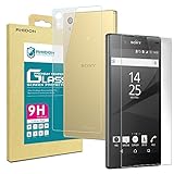 Rhidon Sony Xperia Z5 Premium / Z5P (Front + Back) Tempered Glass Screen Protectors Anti Fingerprint Bubble Free Shatterproof Shockproof Protective Skin Film for Sony Xperia Z5P (5.5